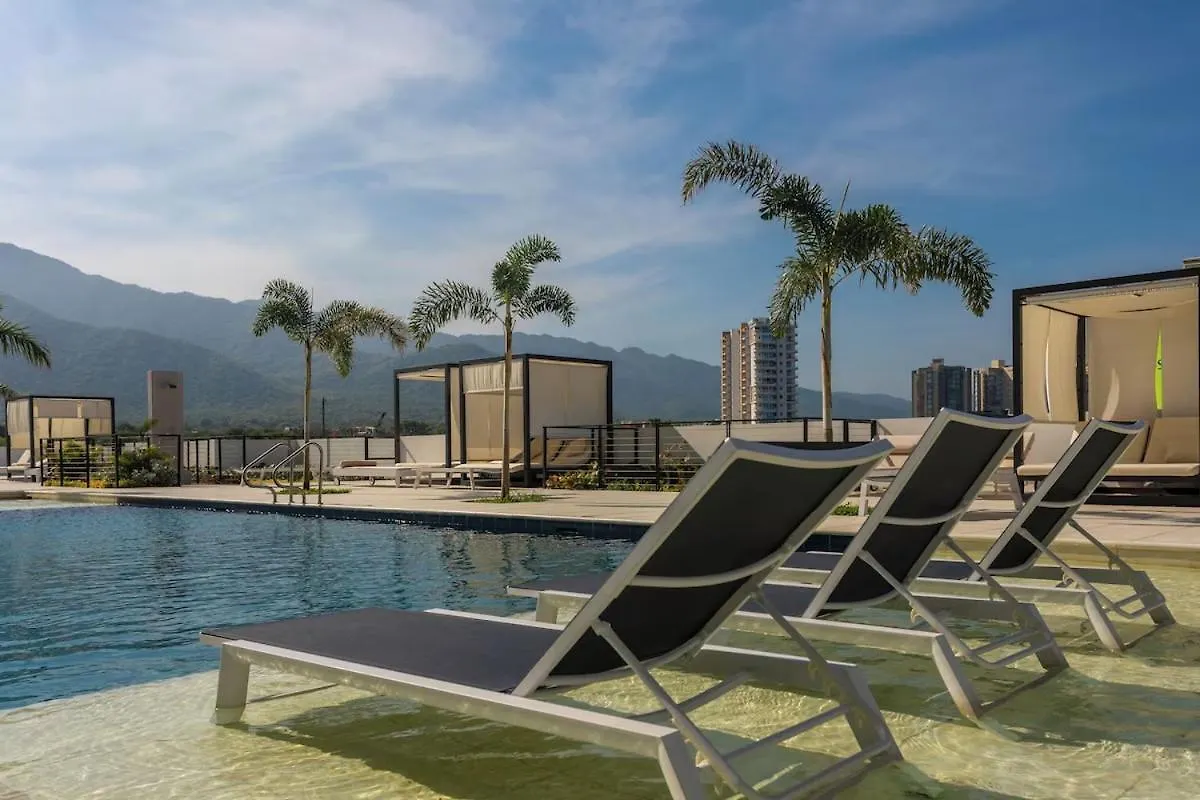 Apartahotel Bello Horizonte - Pozos Colorados - Porto Horizonte - Aparta Suite Con Terraza Santa Marta  Colombia